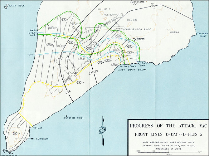 ivo-jima-map-of-the-progress-of-the-attack-vac-front-lines-d-day-d5.jpg