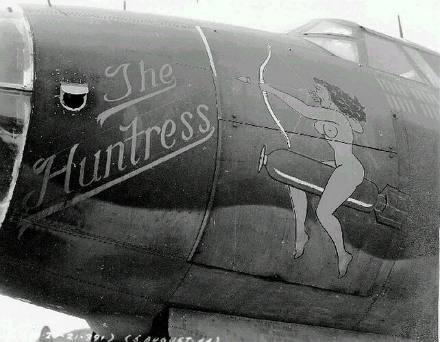 42-95832-B-26B-Marauder-9AF-391BG574BS-4L-H-The-Huntress Flown By John W Colsch.jpg