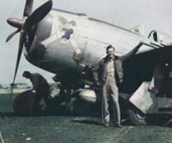 Roy P-47 Colorized